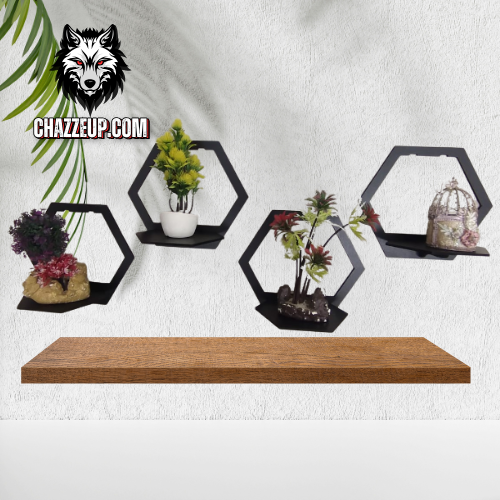 Wooden Wall Hexagon Modern & Stylish Geometric Wall Decor for Your Home