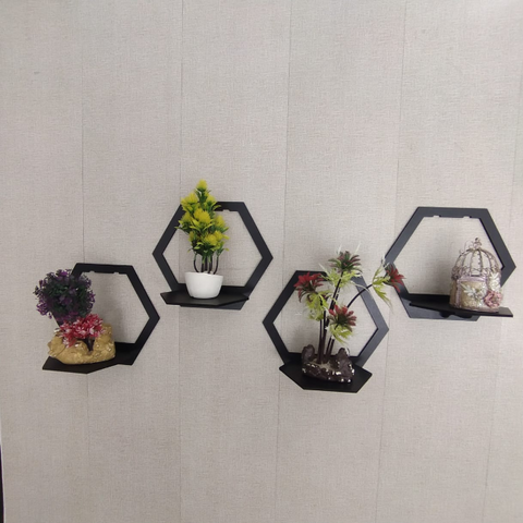 Wooden Wall Hexagon Modern & Stylish Geometric Wall Decor for Your Home